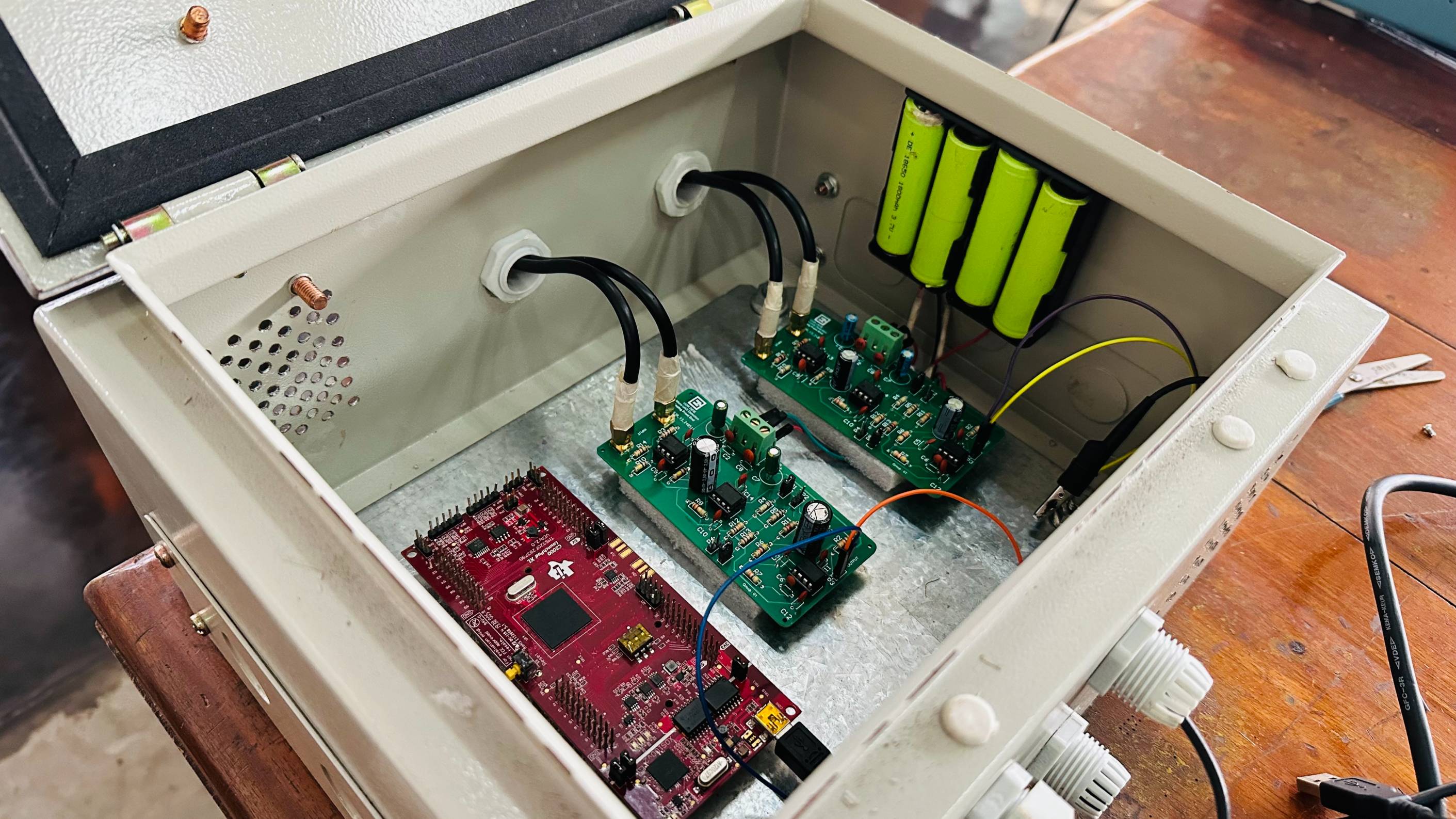 Altium-designed analog frontend PCB