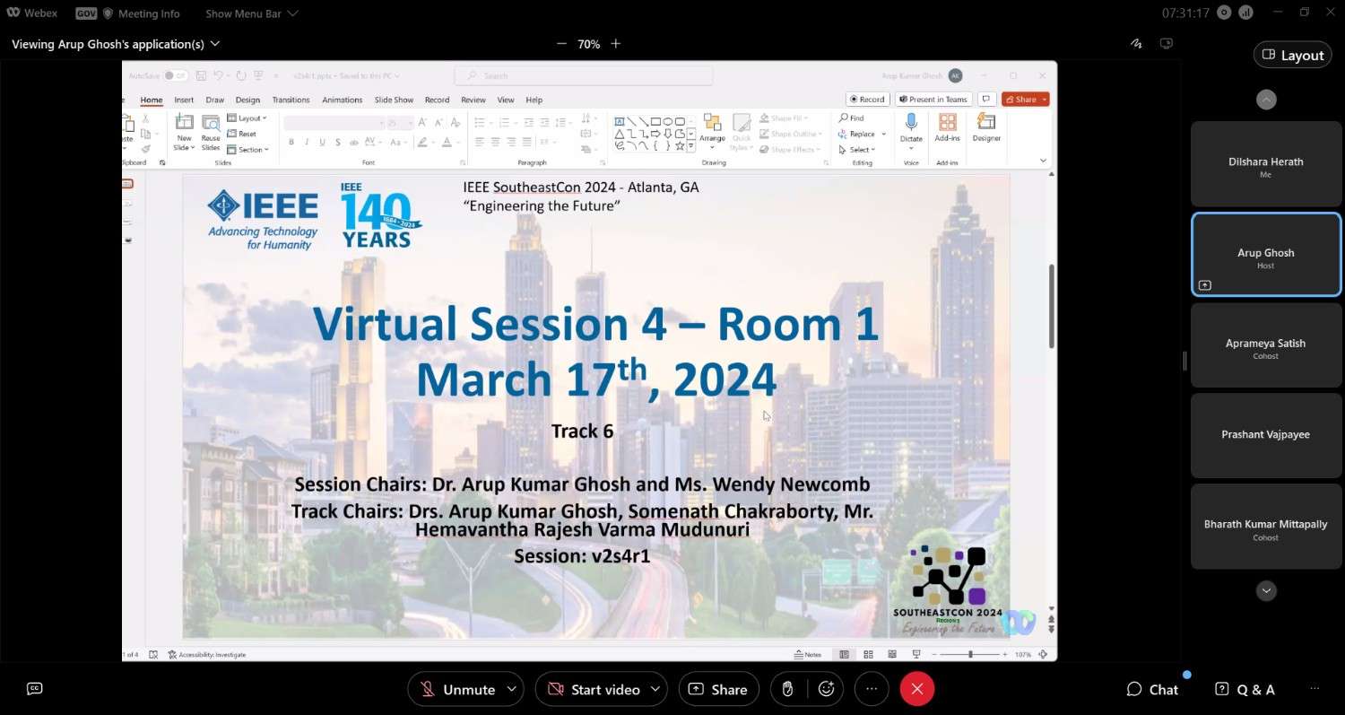 Virtual Presentation Setup